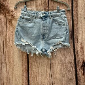 Denim Distressed Women Shorts